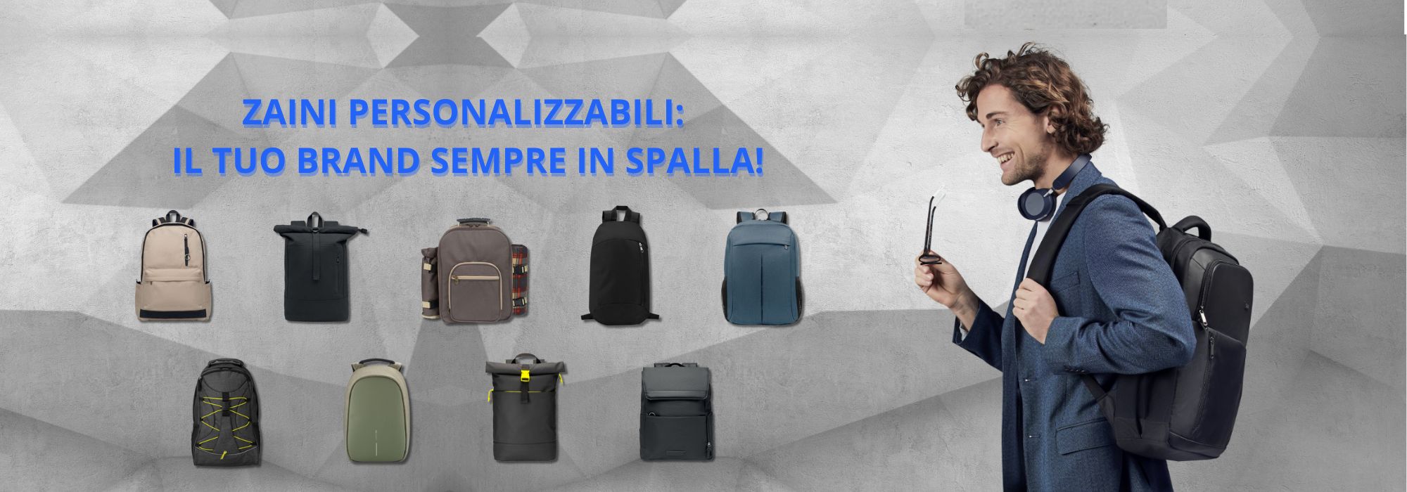 Zaini personalizzabili con logo